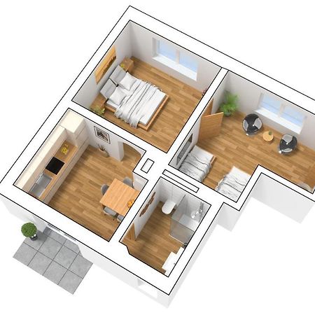 Ferienwohnung Cassiopeia ฮาร์ซเกอโรเดอ ภายนอก รูปภาพ